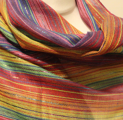 Delicate and light handmade chhalla scarf