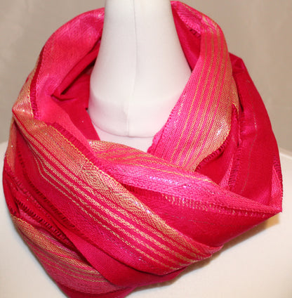 Delicate and light handmade chhalla scarf
