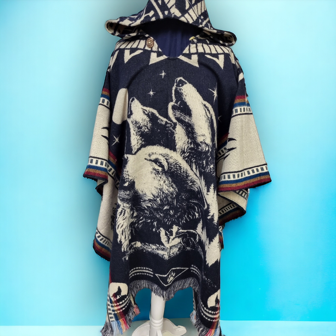 Handwoven Ecuadorian ponchos, beautiful, warm and an absolute fashion statement