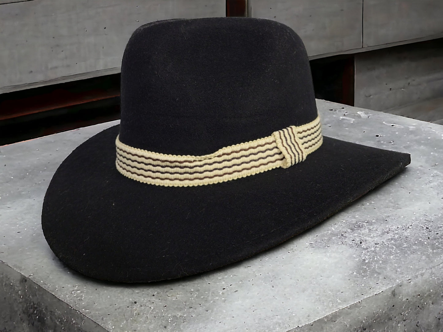 Colombian Handmade Felt Cowboy Hats - Real Wool, Authentic South American Style, Artisan Crafted