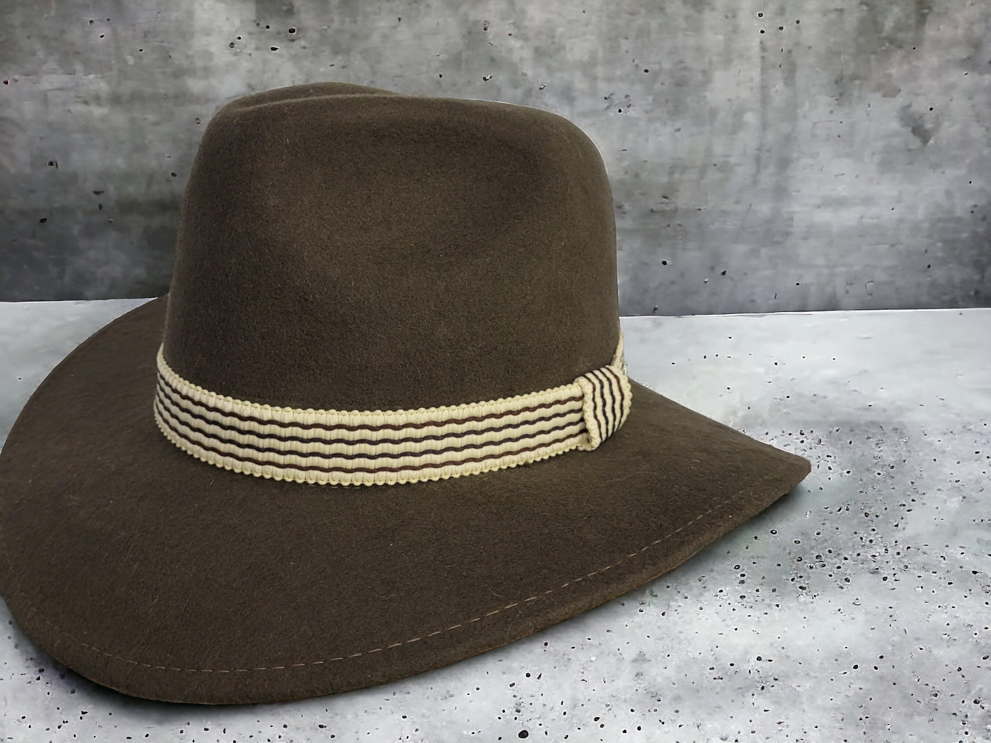 Colombian Handmade Felt Cowboy Hats - Real Wool, Authentic South American Style, Artisan Crafted