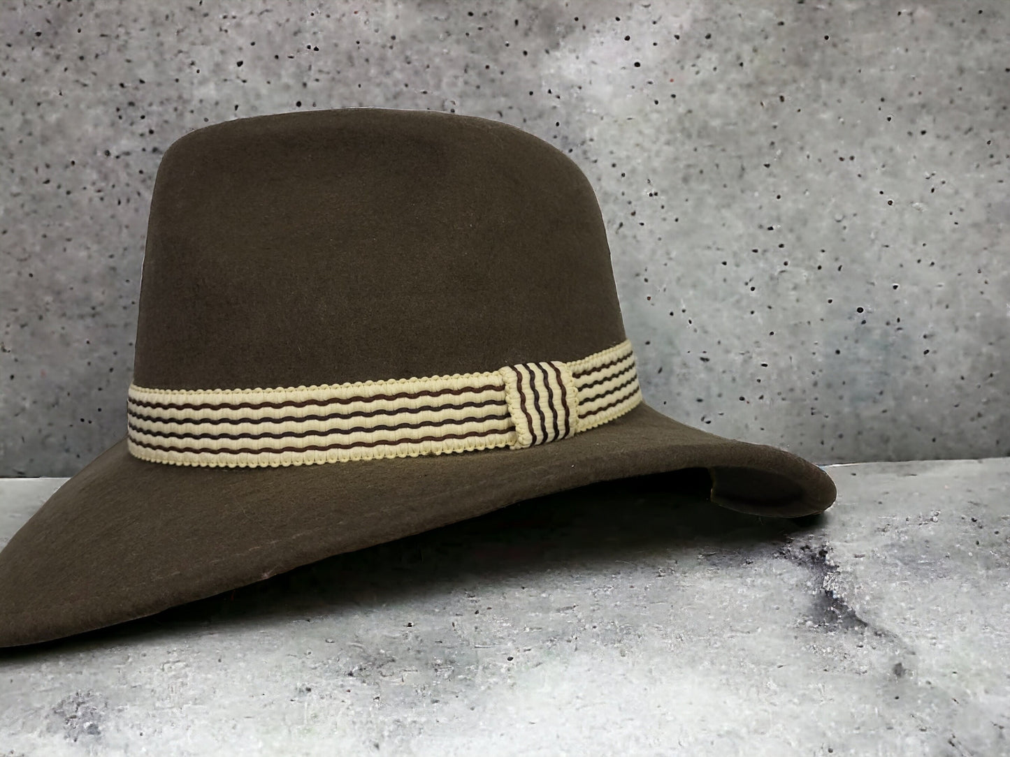 Colombian Handmade Felt Cowboy Hats - Real Wool, Authentic South American Style, Artisan Crafted