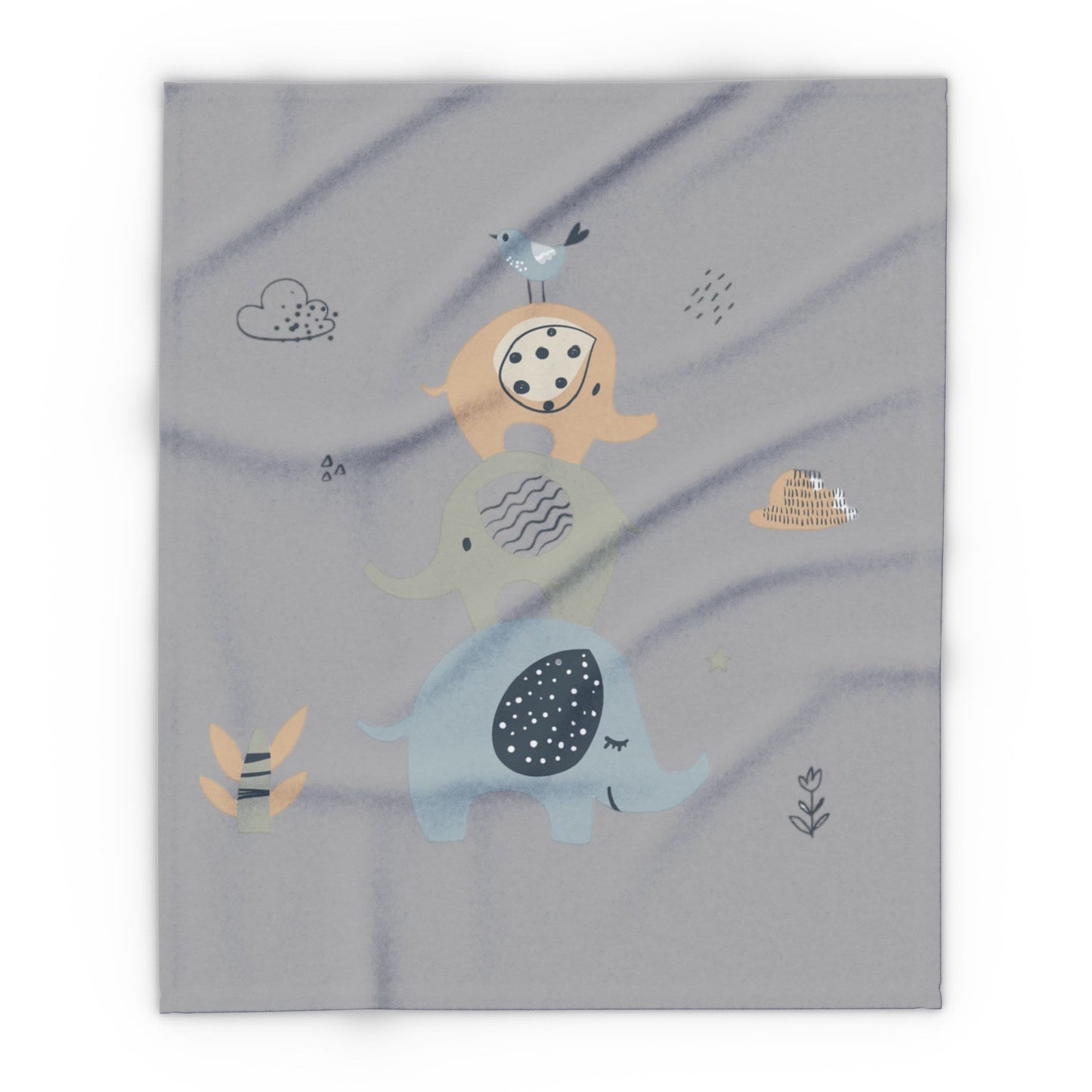 Arctic Fleece Blanket cute animal print