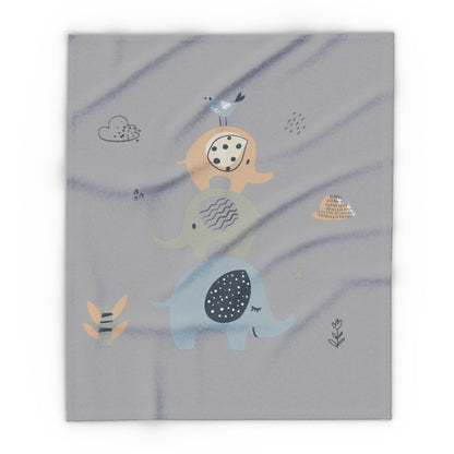 Arctic Fleece Blanket cute animal print