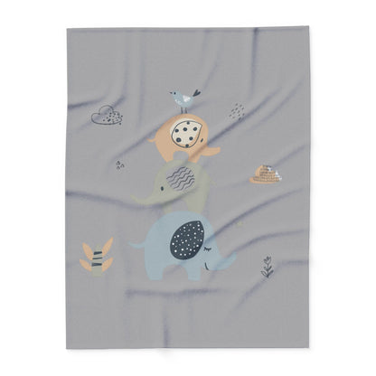 Arctic Fleece Blanket cute animal print