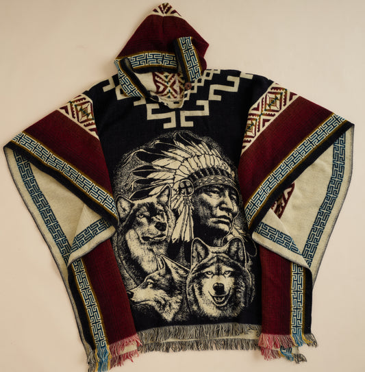 Handwoven Ecuadorian ponchos, beautiful, warm and an absolute fashion statement